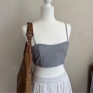 NWT Brandy Melville Stripped Crop Top OS